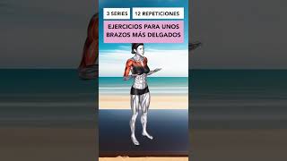 Brazos Delgados en 10 Días ➜ Ejercicios para Brazos Flácidos [upl. by Denoting]
