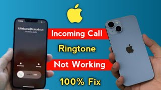 iPhone Incoming Call Ringtone Not Working  How To Fix Ringtone Not Working in iphone [upl. by Eseuqram489]