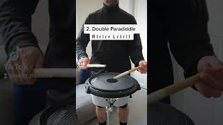 Paradiddle variation exercise drums practicepad snaredrum [upl. by Annaid]