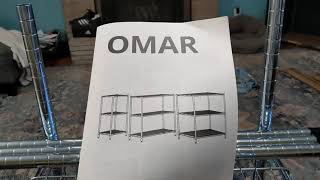 How to stack Ikea Omar shelves [upl. by Shauna]