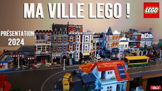 Présentation de ma ville LEGO  Février 2024  Et les projets futurs pour ma ville [upl. by Eelan296]