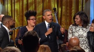 Watch President Obama speak  and sing  at White House tribute to Ray Charles [upl. by Slaby]