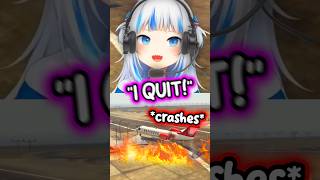 Gura Crashes Plane and Blames Everything hololiveenglish hololive vtuber [upl. by Sirac625]