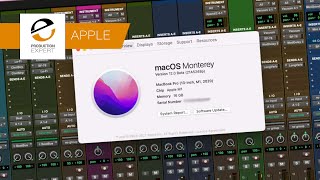 Pro Tools 2021 Running On A MacBook Pro M1 Running macOS Monterey [upl. by Annaesor886]