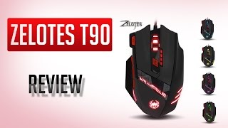 Zelotes t90 Gaming Mouse  افضل ماوس العاب رخيص [upl. by Acysej]