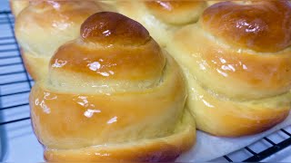 CONDENSED MILK BREAD ROLL  SOFT amp FLUFFY BREAD ROLL [upl. by Cynthy]