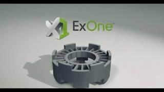 ExOne Metal Binder Jet 3D Printing Process [upl. by Thebault]