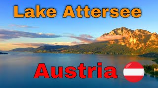 Biggest Lake in Austria  Lake Attersee  Oberösterreich 4k [upl. by Stacee544]