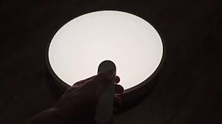 Xiaomi Yeelight LED Ceiling Light YLXD12YL with remote YLYK01YL [upl. by Nordine]