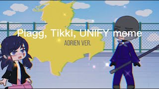 Plagg Tikki UNIFY meme  Adrien ver  MLB Gacha club [upl. by Annaeiluj]