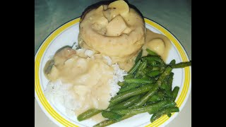 Vol au vent bouchées à la reine au poulet et champignons  Recette simple et rapide [upl. by Winny]