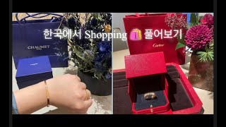 Vlog 한국 여행갔다가 l Shopping amp Gift  Chaumet Bee My Love amp Cartier Clash de Cartier [upl. by Arral887]