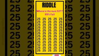 Can You Find the number 52🤔 Comment Your Answers viralvideo viralshorts shorts puzzle maths [upl. by Latoya]