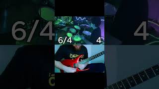 Dream Theater  Sacrified Sons GUITAR SOLO  ft JUNIORBATERADRUMMER dreamtheater drumcover [upl. by Crelin30]