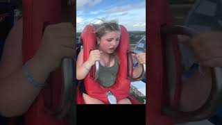 slingshot ride funny videos funnyride viralvideo shorts [upl. by Hniv]