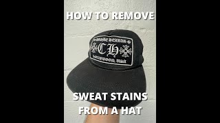 How To Remove Sweat Stains From a Hat [upl. by Royden]