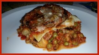 Lasagne fatte in casa al forno con ragù melanzane provola e parmigiano  Ricette di Zio Roberto [upl. by Notkcorb631]