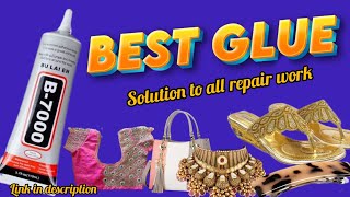 B7000 glue tips and tricks How to use b7000 or b6000 glue  Aari work glue jewellery making glue [upl. by Liuqa800]