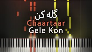 گله کن  چارتار  آموزش پیانو  Gele Kon  Chaartaar  Piano Tutorial [upl. by Pacificas]