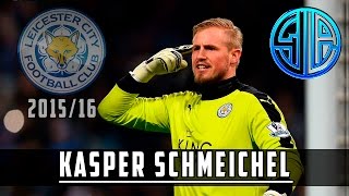 KASPER SCHMEICHEL  BEST SAVES 201516  LEICESTER [upl. by Sanoy731]