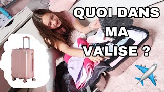 QUOI DANS MA VALISE  Je prépare ma valise avec vous [upl. by Hans86]