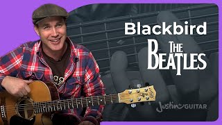 Blackbird Guitar Lesson  The Beatles  Accurate amp Detailed [upl. by Marrissa]