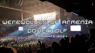 Werewolves of Armenia  Powerwolf Wolfsnächte Antwerp 2024 [upl. by Lehcir648]