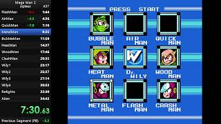 Mega Man II normal zipless speedrun 3357910 [upl. by Aitahs328]