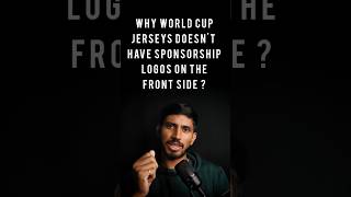 Why World Cup Jerseys Doesnt have Sponsorship logos trending viral cricketshorts t20worldcup [upl. by Aniuqaoj76]