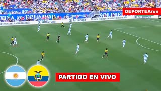 ARGENTINA 11 42 ECUADOR REACCIÓN EN VIVO  COPA AMÉRICA 2024 CUARTOS DE FINAL [upl. by Nort]