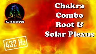 Chakra Combos ROOT and SOLAR PLEXUS Combined TuningBalancing [upl. by Sofko]