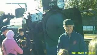 Steamrails A²986 with Tait Set at Watergardens Station 23 June 2024 pt1 [upl. by Brnaby476]