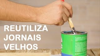 4 maneiras maravilhosas de reutilizar jornais velhos [upl. by Hemphill]