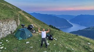 Motorradabenteuer Oberitalienische Seen On und Offroad durch die Alpen [upl. by Aday]