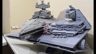 Lego Star Destroyer Collision MOC from Rogue One [upl. by Anat]