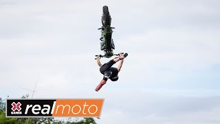 Kris Foster  X Games Real Moto 2017 [upl. by Atteyram]