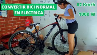 CONVERTIR Bicicleta NORMAL en ELECTRICA [upl. by Nailliw]