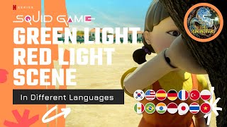 quotGreen Light Red Lightquot in different languages  Squid Game [upl. by Schiro]