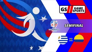 URUGUAI X COLÔMBIA  COPA AMÉRICA USA 2024  SEMIFINAL  NARRAÇÃO AO VIVO [upl. by Persse315]