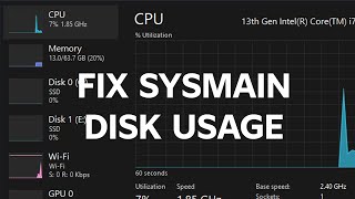 How to Fix SysMain High Disk Usage in Windows 1011 [upl. by Steffi77]