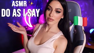 ASMR  SEGUI LE MIE ISTRUZIONI PER DORMIRE MA PUOI CHIUDERE GLI OCCHI✨Follow My Instructions [upl. by Siradal]