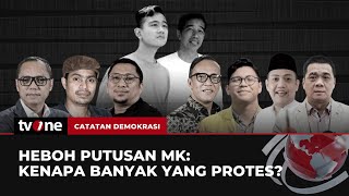 FULL Heboh Putusan MK Kenapa Banyak yang Protes  Catatan Demokrasi tvOne [upl. by Deraj783]