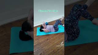 Diamond Toe Taps  This is a great exercise for the inner thighs amp core pilates [upl. by Hephzipah571]