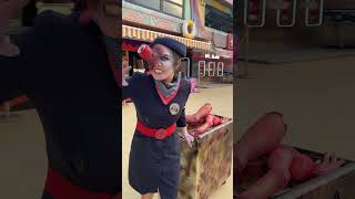 Guangzhou Chimelongs adventures fun park Zombie selling fresh human meat [upl. by Farrah754]