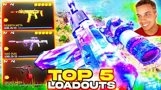 TOP 5 NEW META LOADOUTS in Rebirth Island After Update Best Class Setups [upl. by Adar]