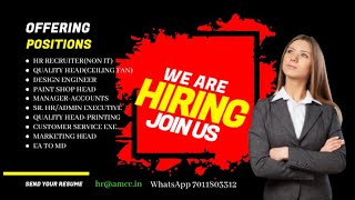 Top 10 Hottest Job Openings  job openings for freshers  Free Job [upl. by Jacobah]