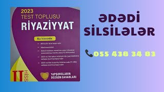 Ədədi silsilə yeni test toplusu [upl. by Kylie]