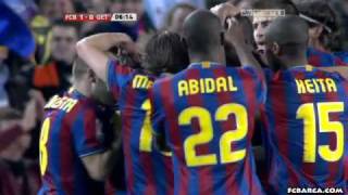 Lionel Messi Goal vs Getafe 2010 [upl. by Akihsal116]