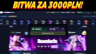 BITWA ZA PRAWIE 3000PLN na G4SKINS 😵‍💫 [upl. by Akedijn]