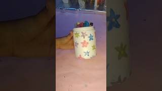 DIY pen stand ✨🌷easy subscribe youtubeshorts [upl. by Dilly10]